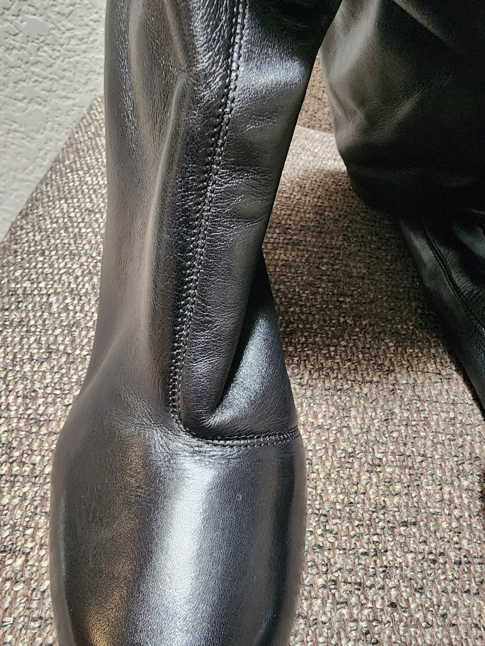 United Nude Black Over-the-Knee Leather Boots
